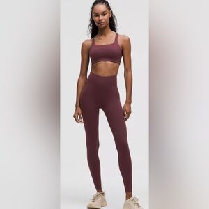 lululemon Glow Up™ High-Rise Tight 28" goodnight plum size 4 brand new with tag